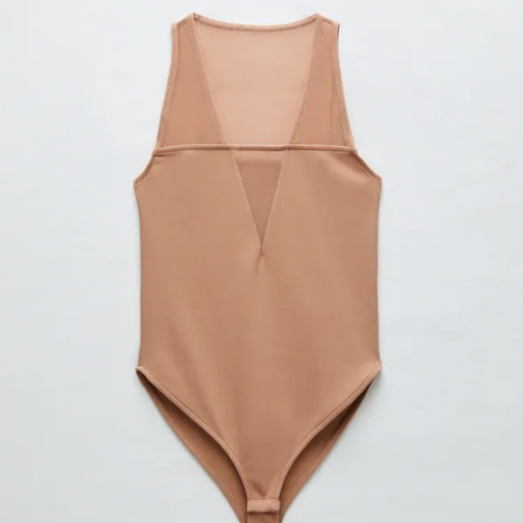 Zara combination tulle bodysuit - Picture 5 of 10